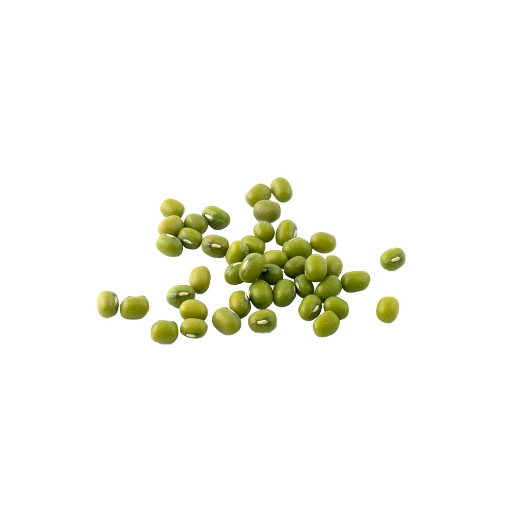 Vigna radiata mung bean protein powder macro photography