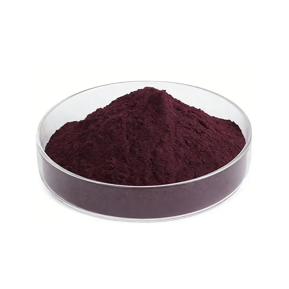 Raw black goji berry raw material shot